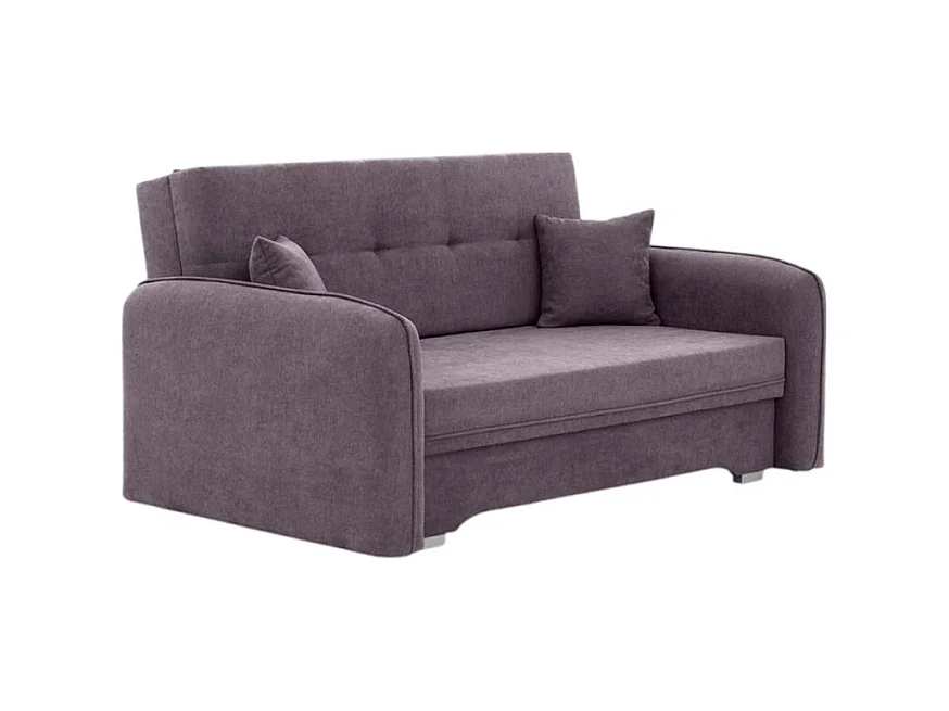 Canapé convertible 2 places SORAYA en tissu - Violet