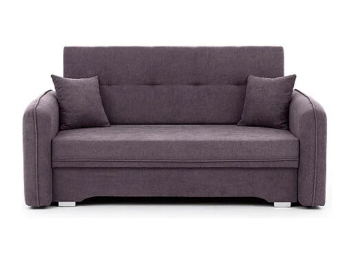 Canapé convertible 2 places SORAYA en tissu - Violet
