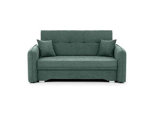 Canapé convertible 2 places SORAYA en tissu - Vert