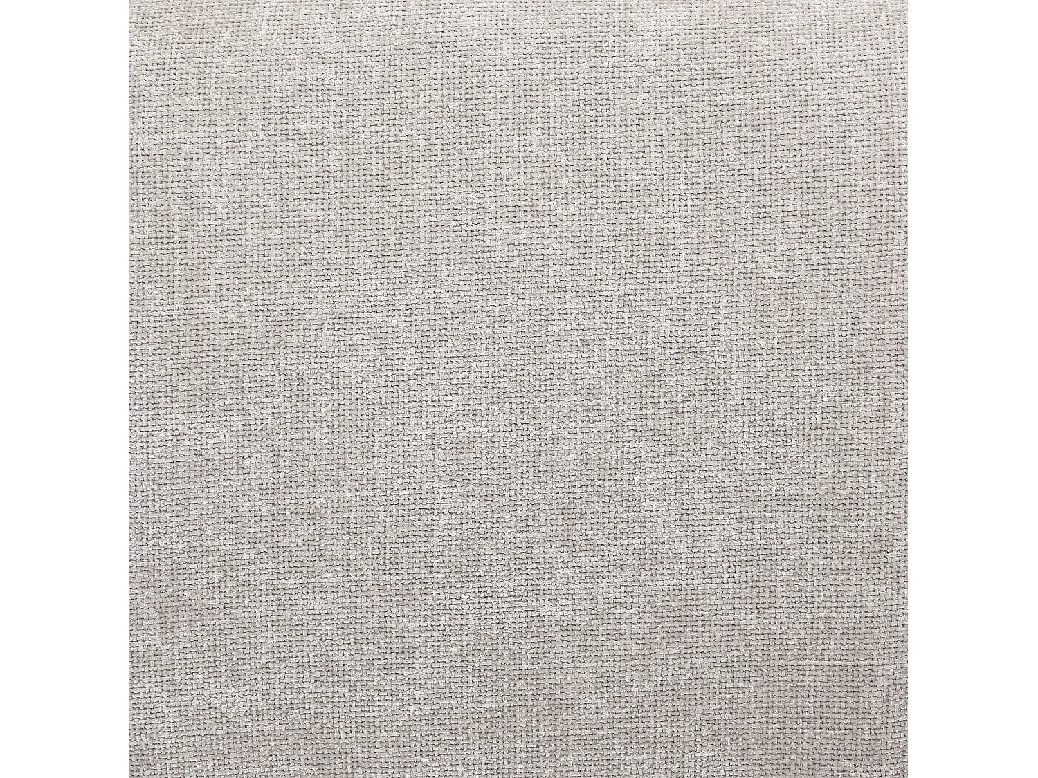 Lot de 2 chaises pivotantes en tissu chenille et métal noir - Grège