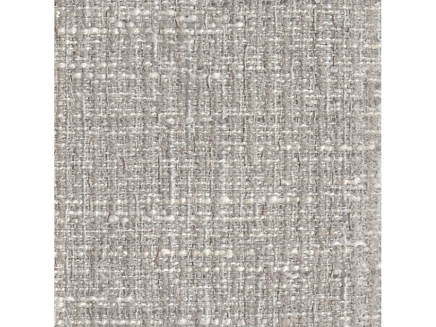 Lot de 2 chaises en tissu texturé - Gris clair