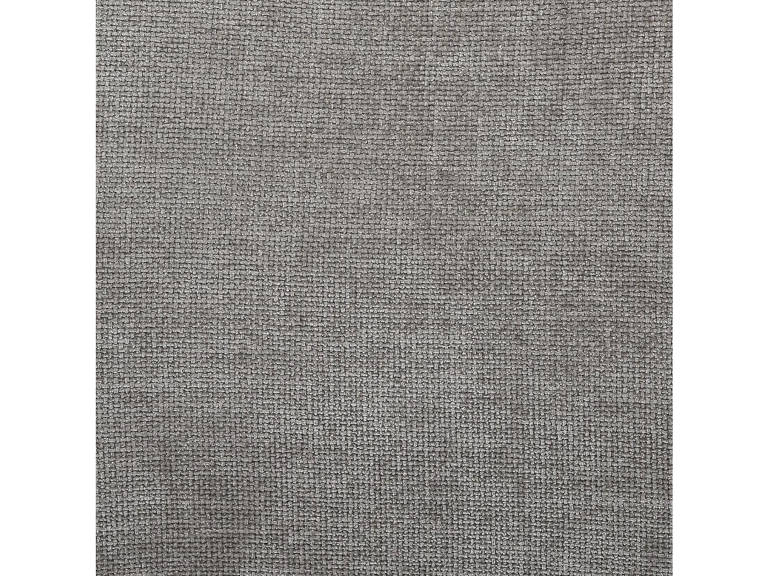 Lot de 2 chaises pivotantes en tissu chenille et métal noir - Gris fumé