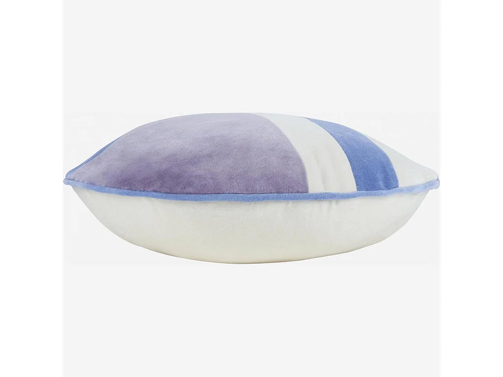 Habitat - Coussin rond en velours - 40 cm - Lilas - Prune