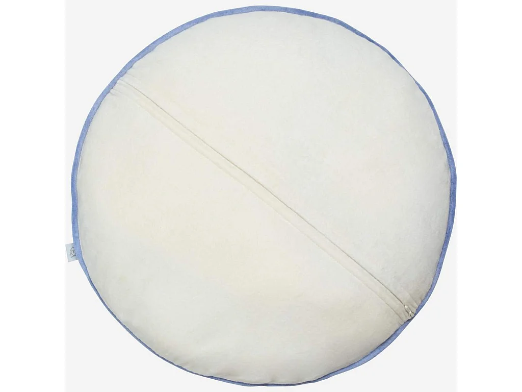 Habitat - Coussin rond en velours - 40 cm - Lilas - Prune