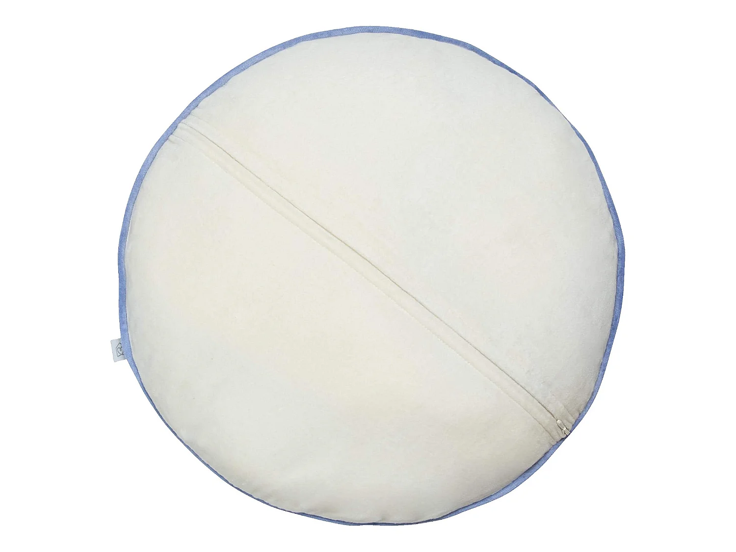 Habitat - Coussin rond en velours - 40 cm - Lilas - Prune