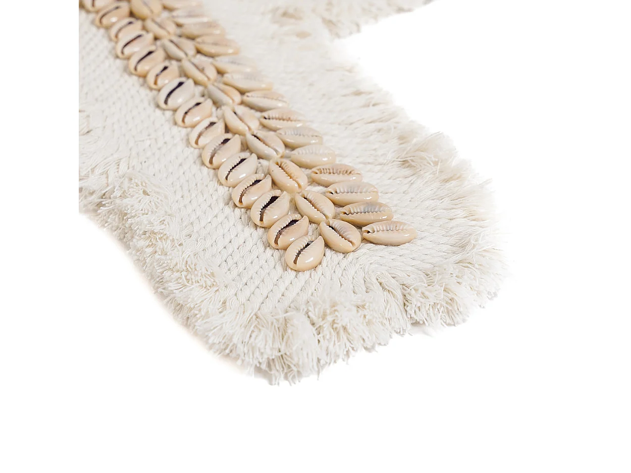 Das Makramee-Kreuz - Weiss