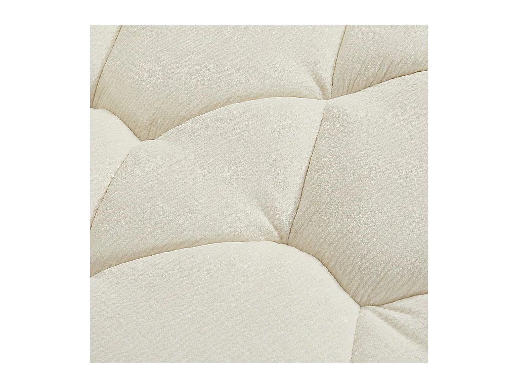 Habitat - Canapé 2 places en tissu - Écru - Melfi