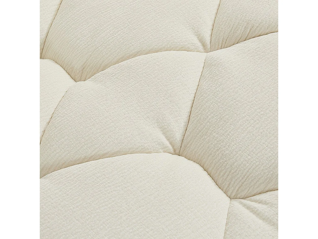 Habitat - Canapé 2 places en tissu - Écru - Melfi