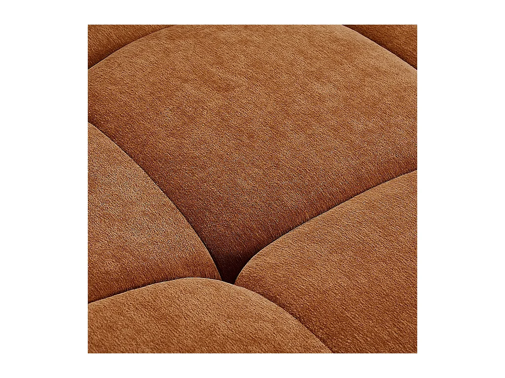 Habitat - Canapé 4 places en tissu - Ocre foncé - Orieto