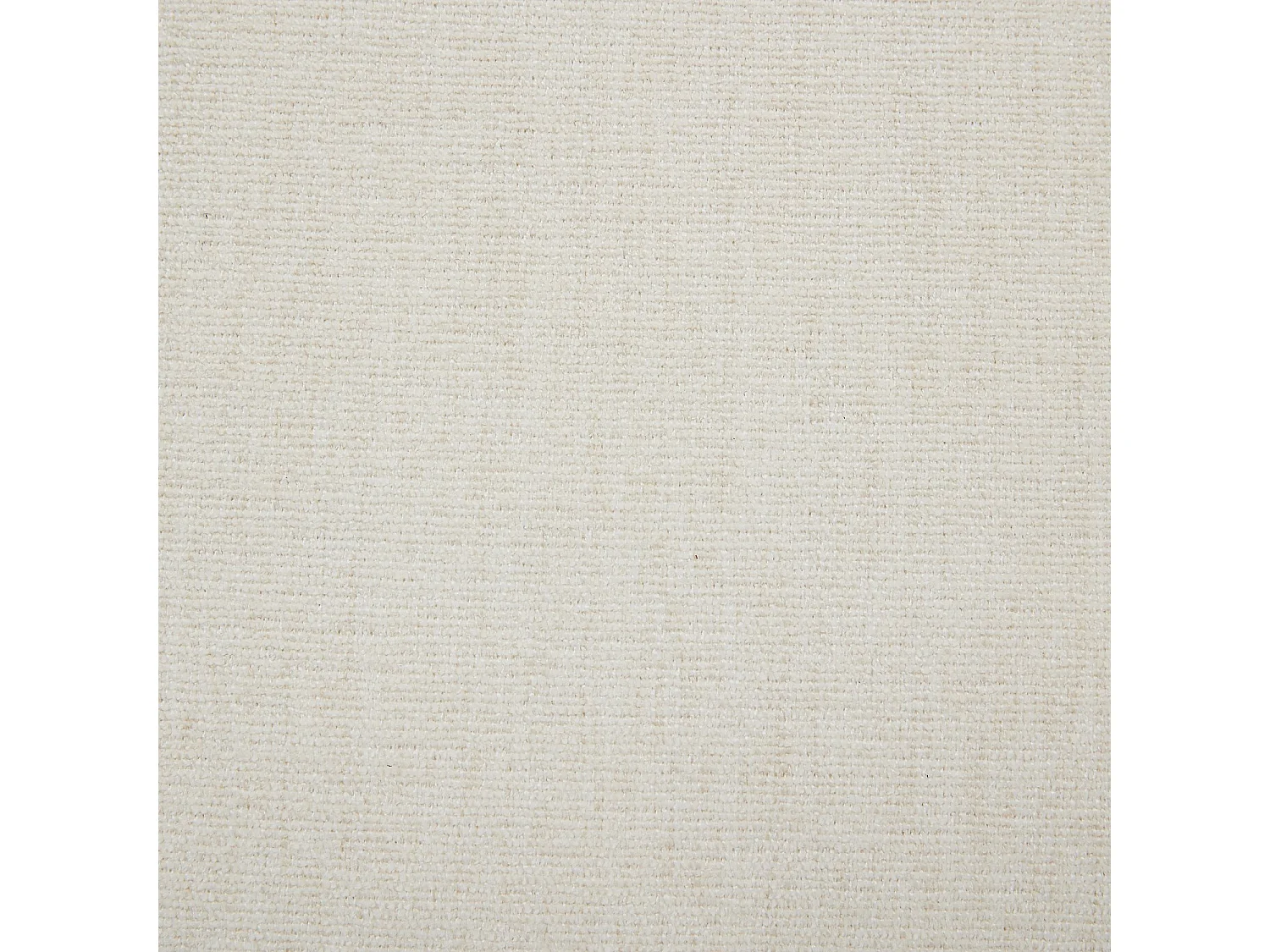 Canapé d'angle gauche en tissu garni de plumes - Ivoire