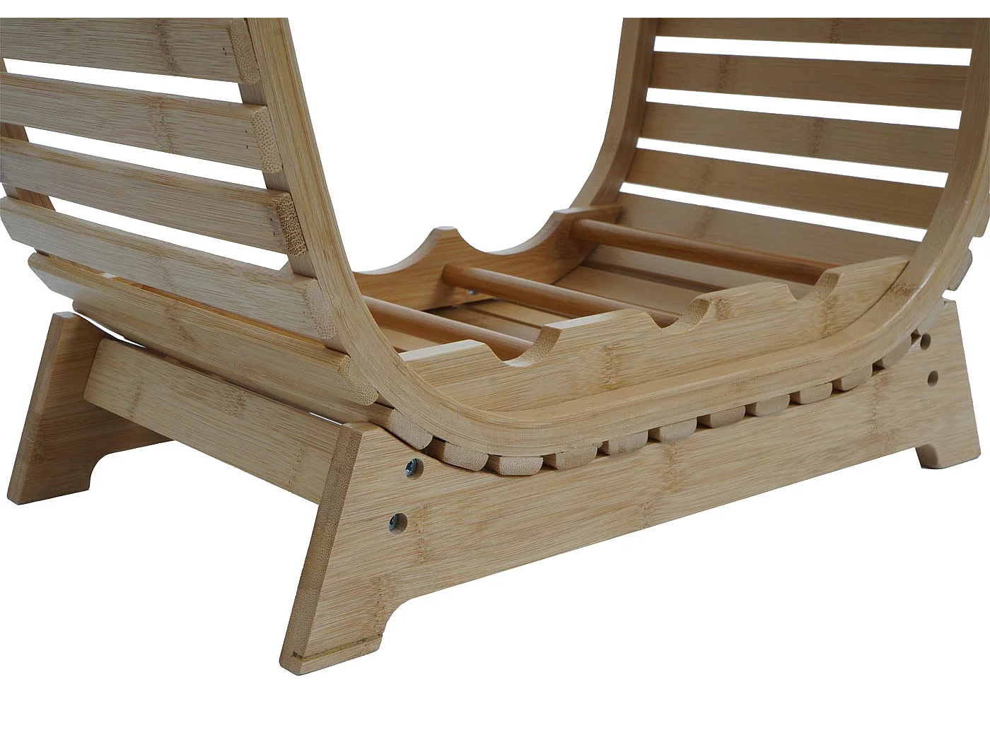 Bambus Weinregal MCW-N85, Weinständer Flaschenregal für 14 Flaschen, FSC®-zertifiziert 85x46x25cm