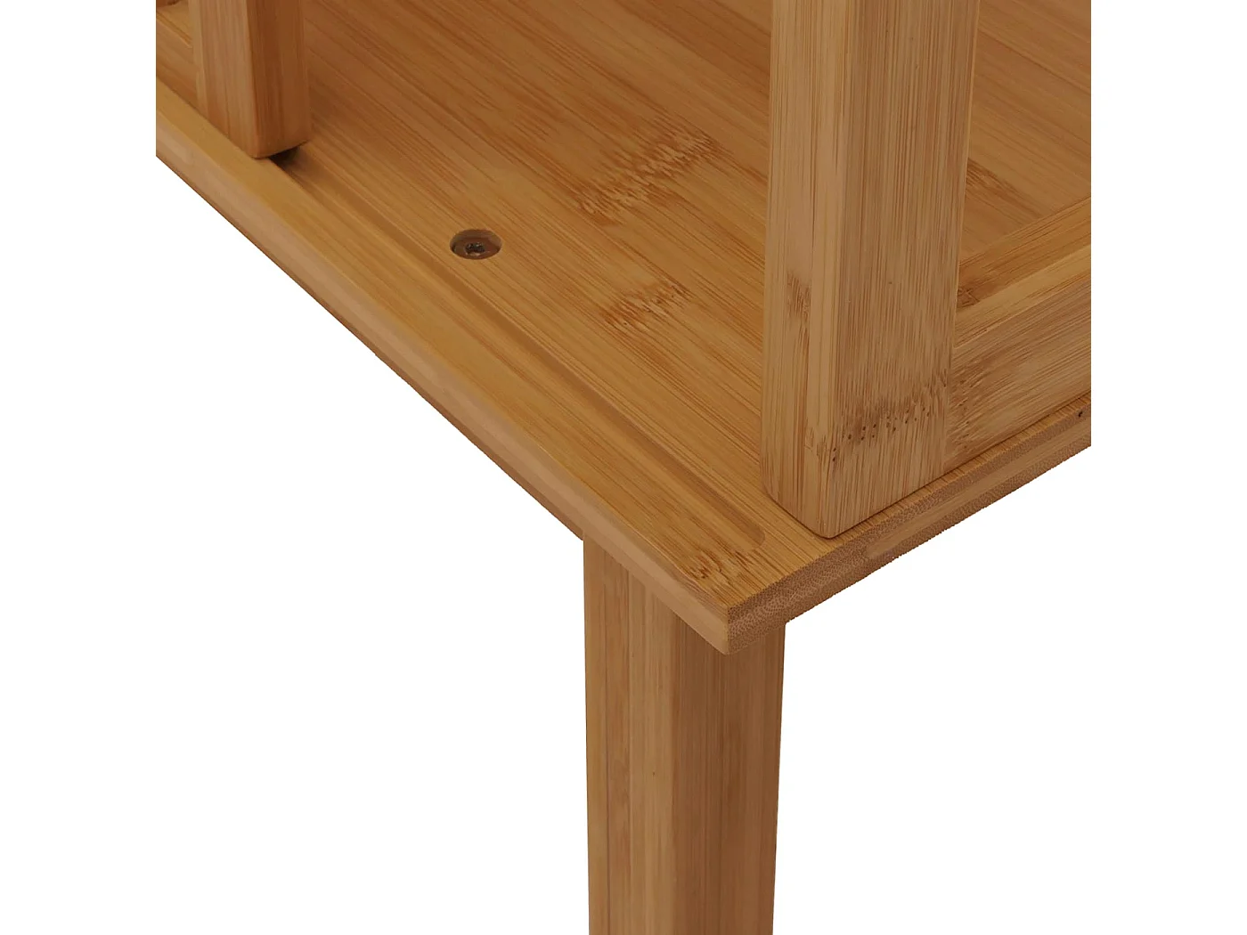Bambus Standregal MCW-N81, Badezimmerschrank Badschrank Badregal Kommode, 5 Regalböden Schiebetür FSC® 186x80x45cm