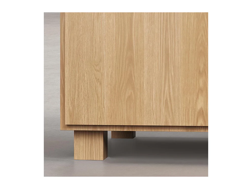 Habitat - Buffet bas 3 portes en chêne - Naturel - Design by Hélèna Pille - Drio