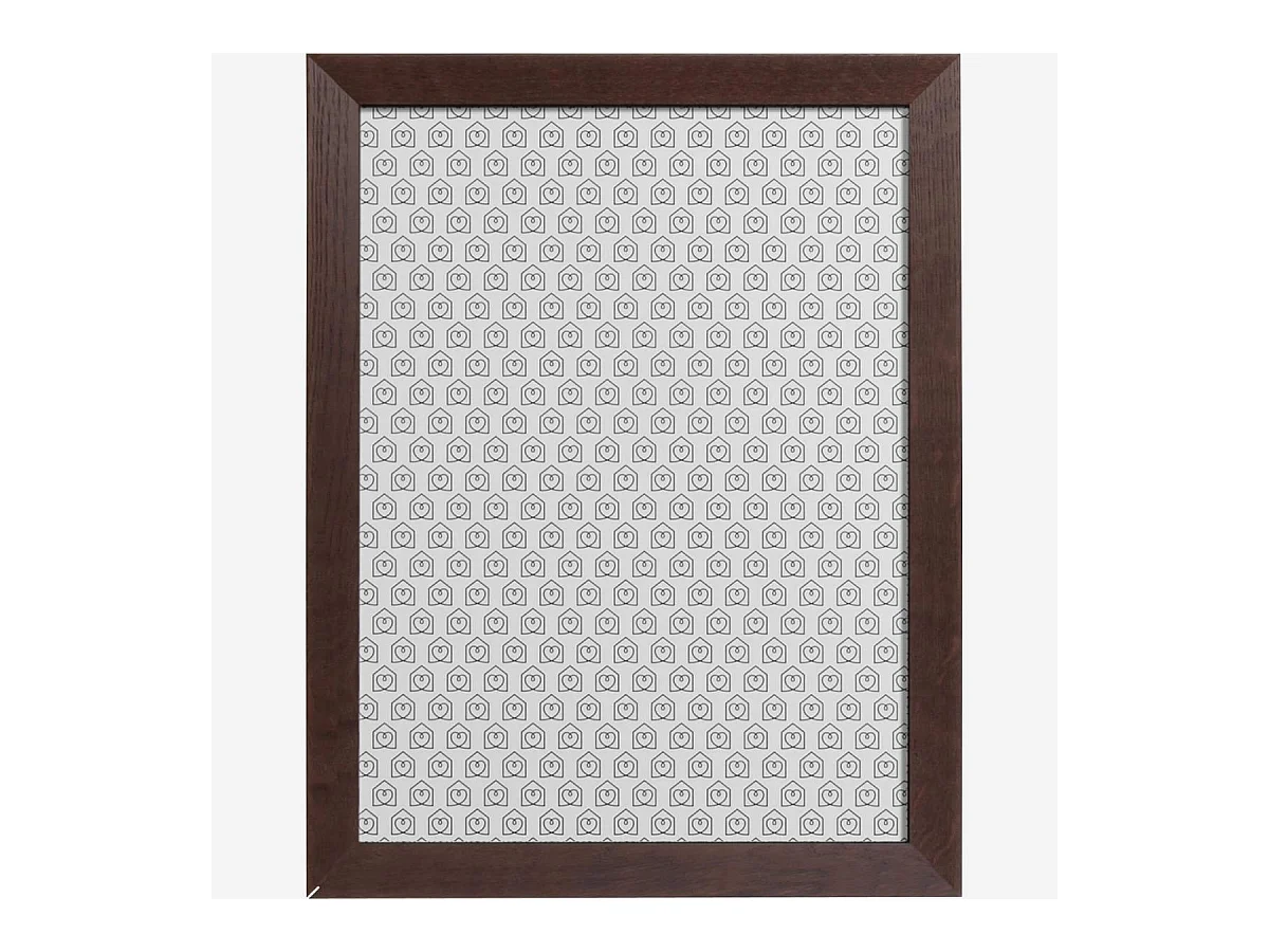 Habitat - Cadre mural en bois - 30 x 40 cm - Wengué - Rona