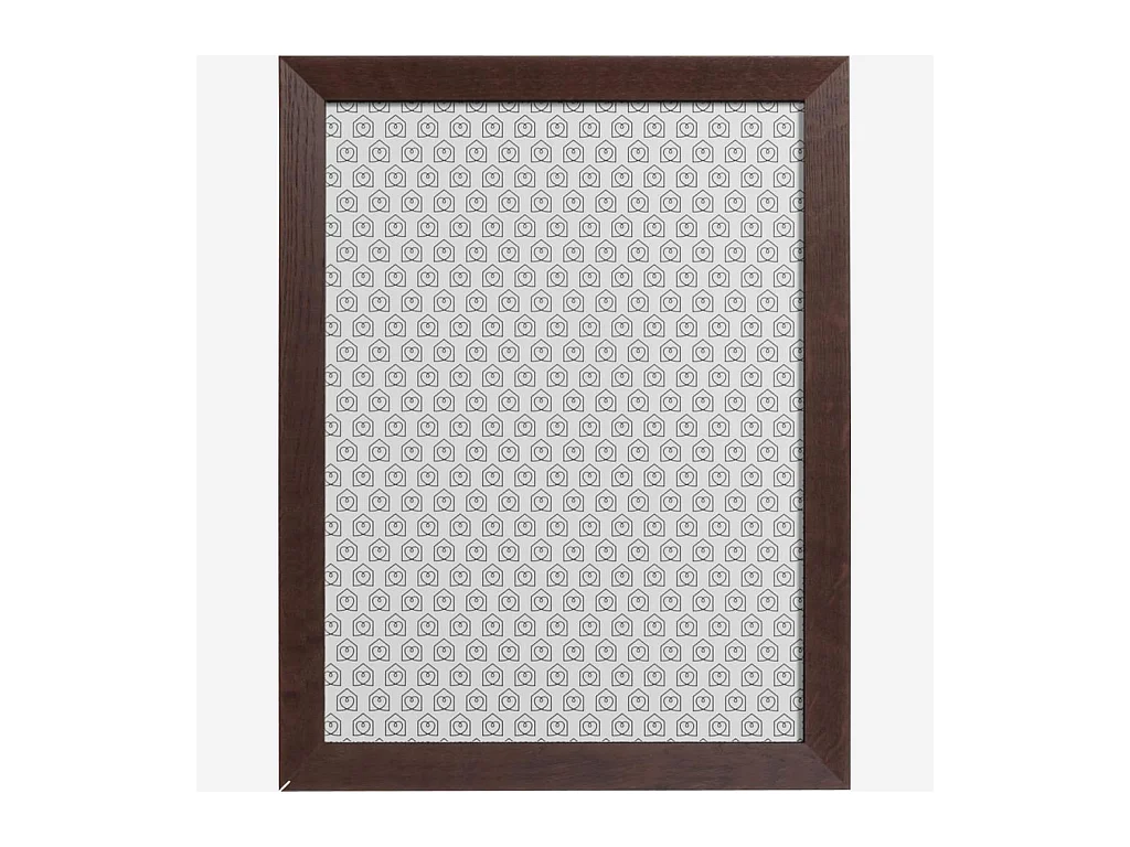 Habitat - Cadre mural en bois - 30 x 40 cm - Wengué - Rona