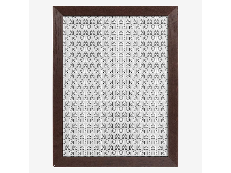 Habitat - Cadre mural en bois - 30 x 40 cm - Wengué - Rona