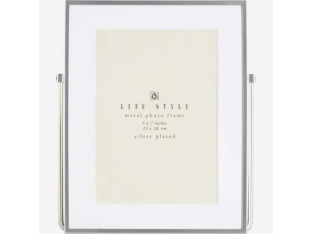 Habitat - Cadre à poser en métal - 13 x 18 cm - Argent - Okina