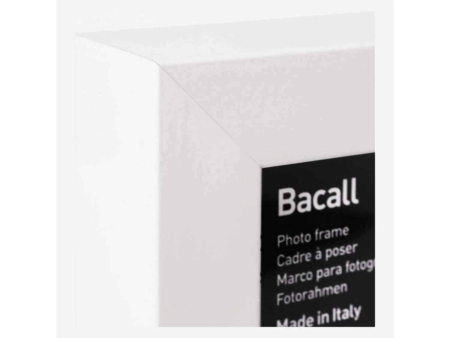 Habitat - Cadre mural en bois - A4 - Blanc - Bacall