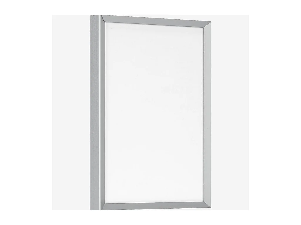 Habitat - Cadre mural en aluminium - 18 x 24 cm - Argent - Aluminus