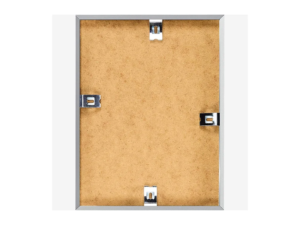 Habitat - Cadre mural en aluminium - 18 x 24 cm - Argent - Aluminus