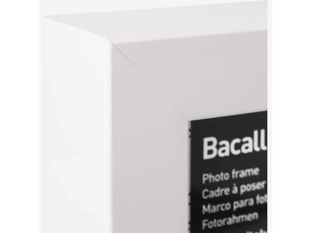 Habitat - Cadre à poser en bois 13 x 18 cm - Blanc - Bacall