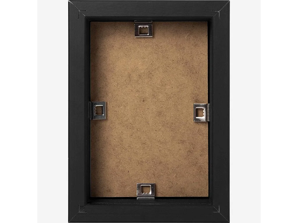 Habitat - Cadre à poser en bois - 10 x 15 cm - Noir - Dark birch