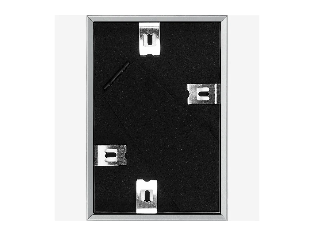 Habitat - Cadre à poser en aluminium - 10 x 15 cm - Argent - Aluminus