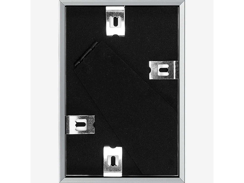 Cadre à poser en aluminium - 10 x 15 cm - Argent