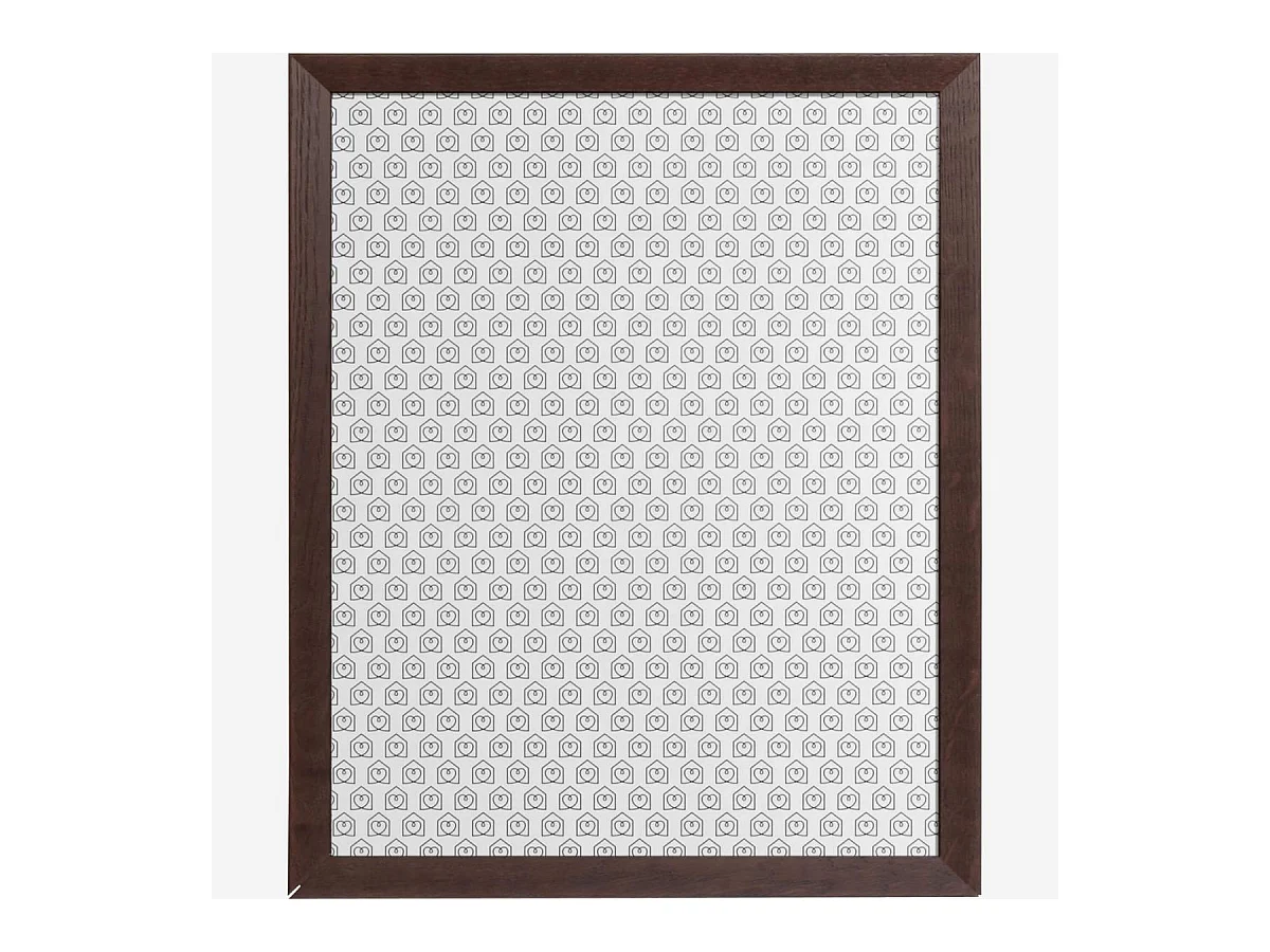 Habitat - Cadre mural en bois - 40 x 50 cm - Wengué - Rona