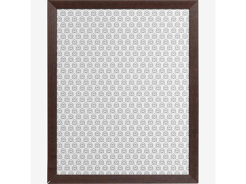 Habitat - Cadre mural en bois - 40 x 50 cm - Wengué - Rona