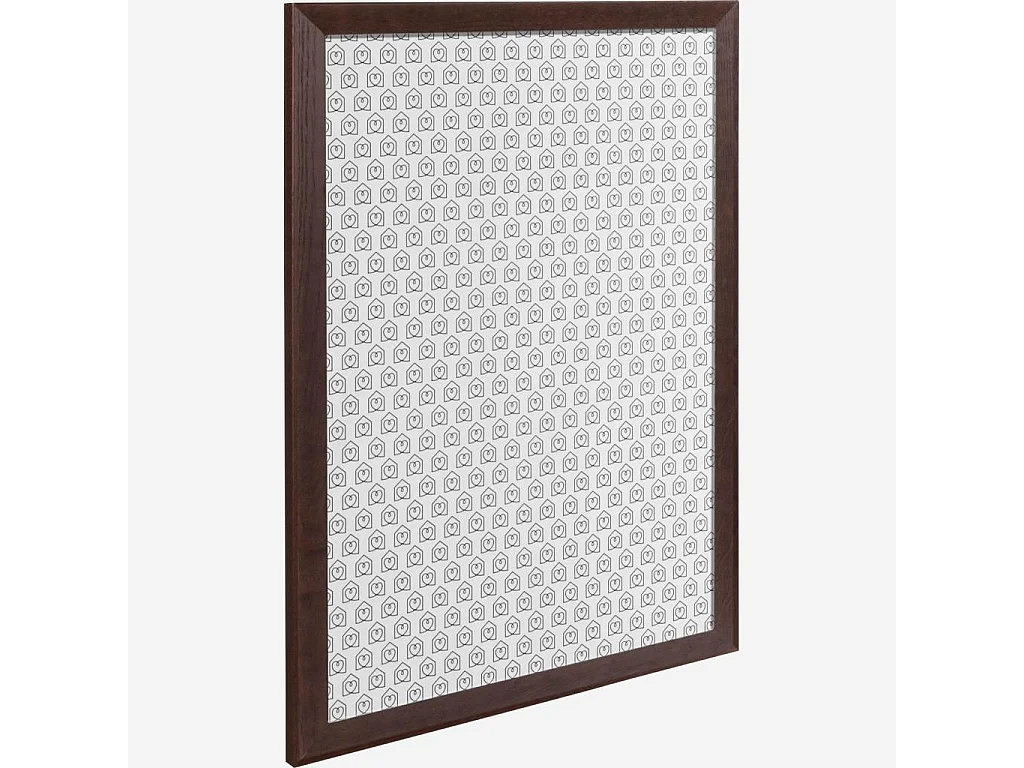 Habitat - Cadre mural en bois - 40 x 50 cm - Wengué - Rona