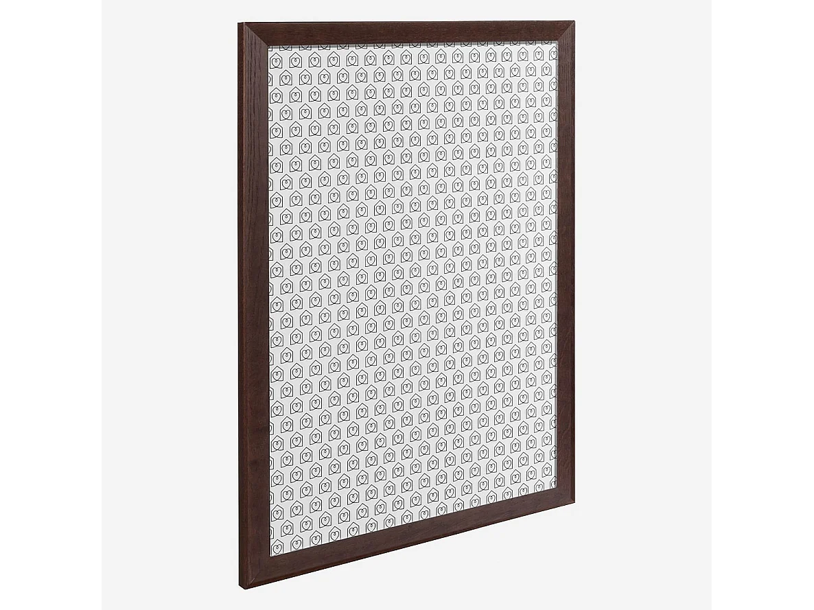 Habitat - Cadre mural en bois - 40 x 50 cm - Wengué - Rona