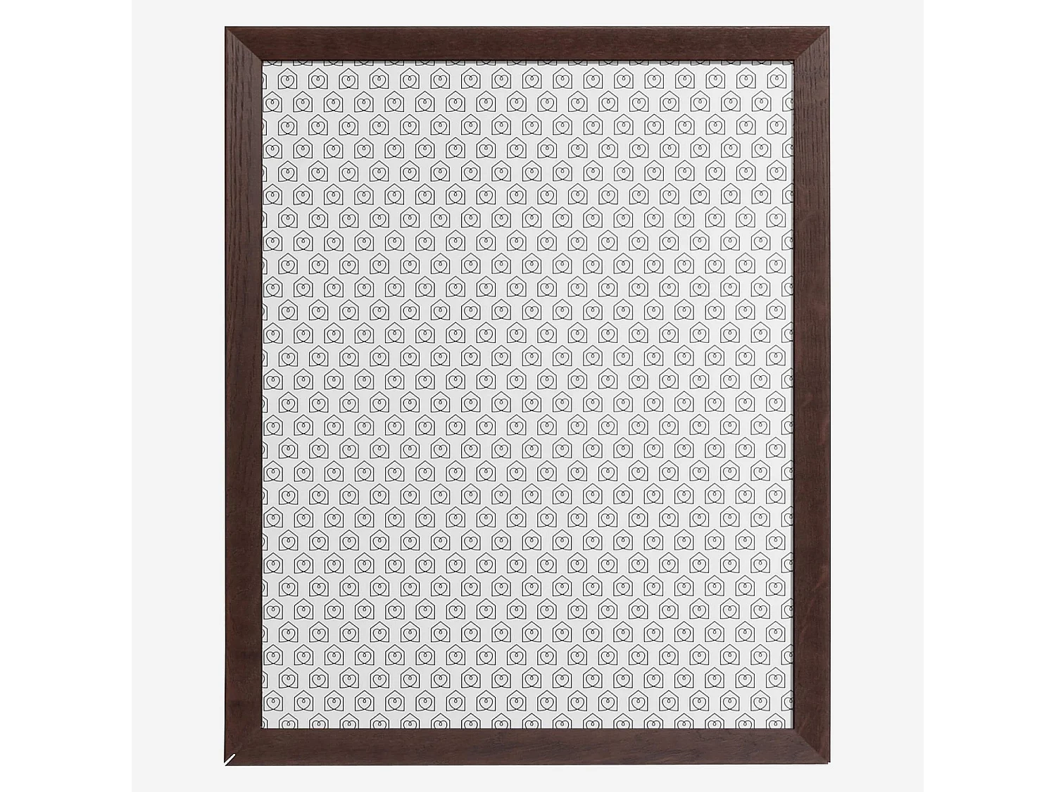 Cadre mural en bois - 40 x 50 cm - Wengué