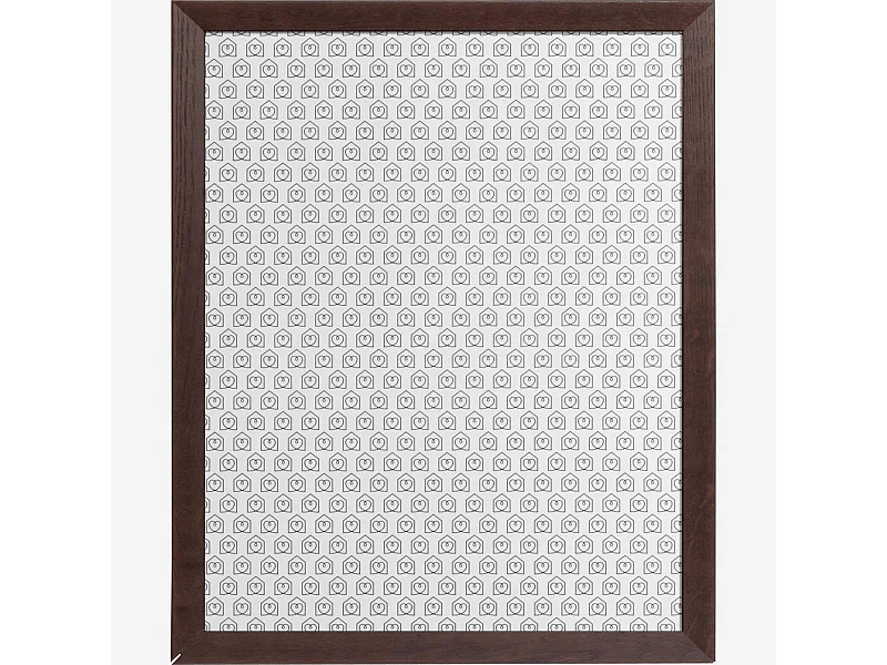 Habitat - Cadre mural en bois - 40 x 50 cm - Wengué - Rona