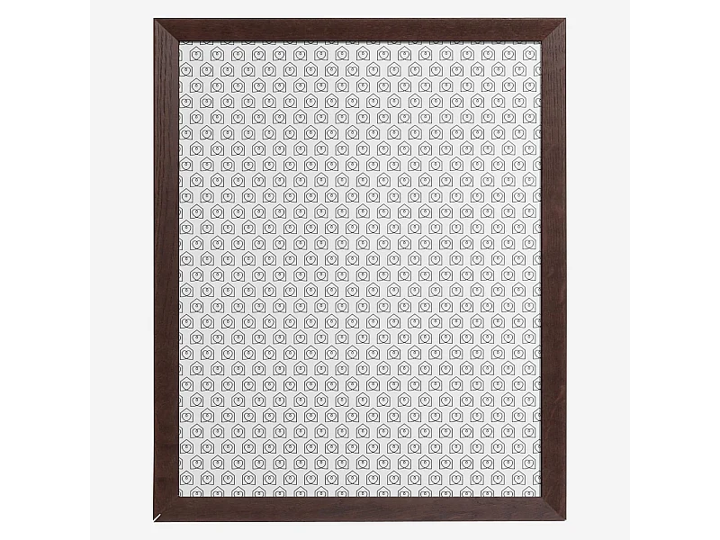 Habitat - Cadre mural en bois - 40 x 50 cm - Wengué - Rona