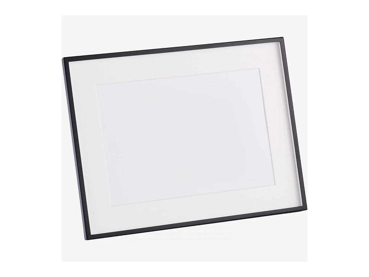 Habitat - Cadre à poser en métal - 13 x 18 cm - Noir - Flossa