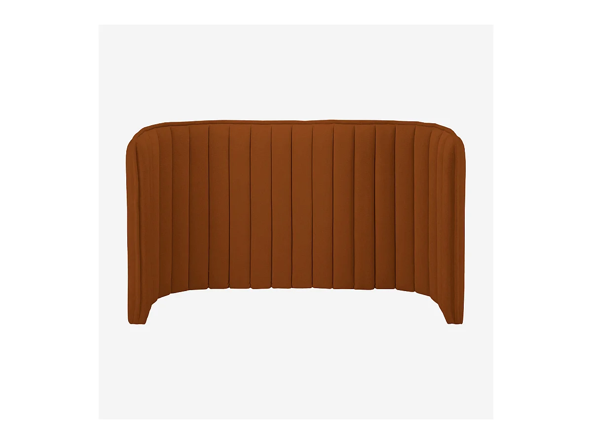 Habitat - Tête de lit en tissu 244 x 102 cm - Terracotta - Boudoir