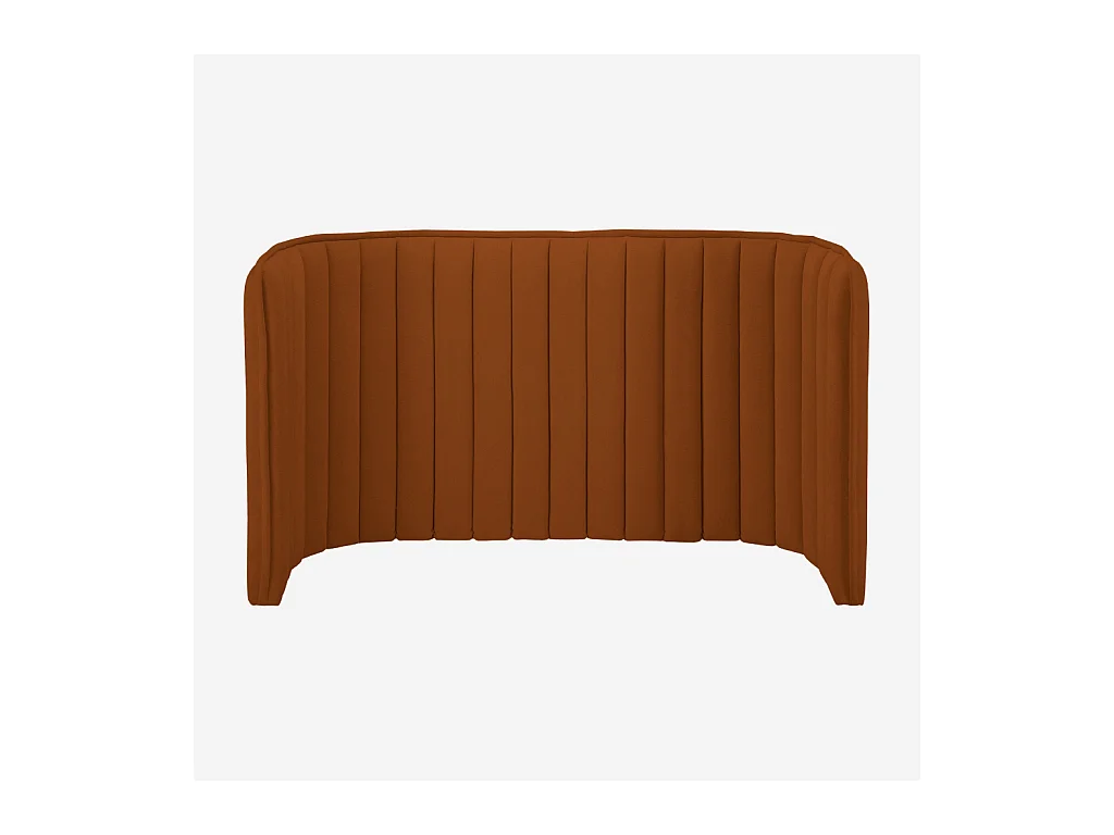 Habitat - Tête de lit en tissu 244 x 102 cm - Terracotta - Boudoir