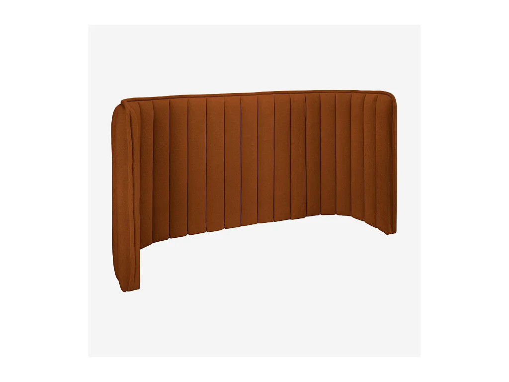 Habitat - Tête de lit en tissu 244 x 102 cm - Terracotta - Boudoir