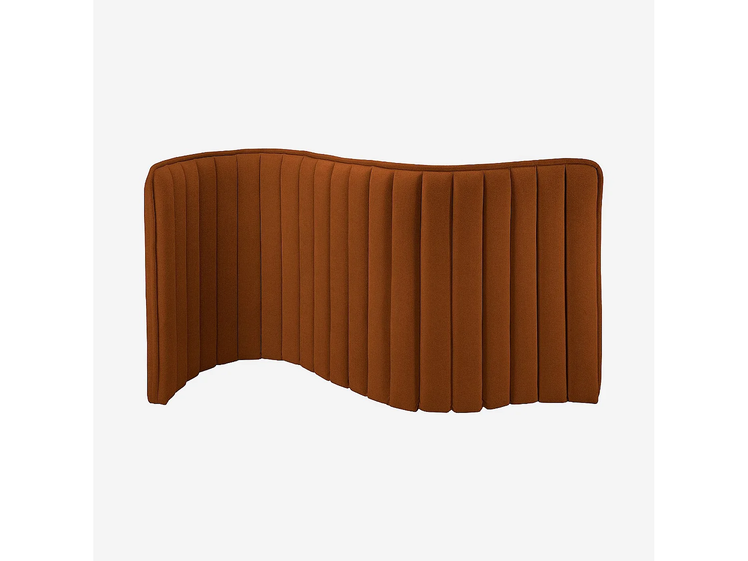 Habitat - Tête de lit en tissu 244 x 102 cm - Terracotta - Boudoir