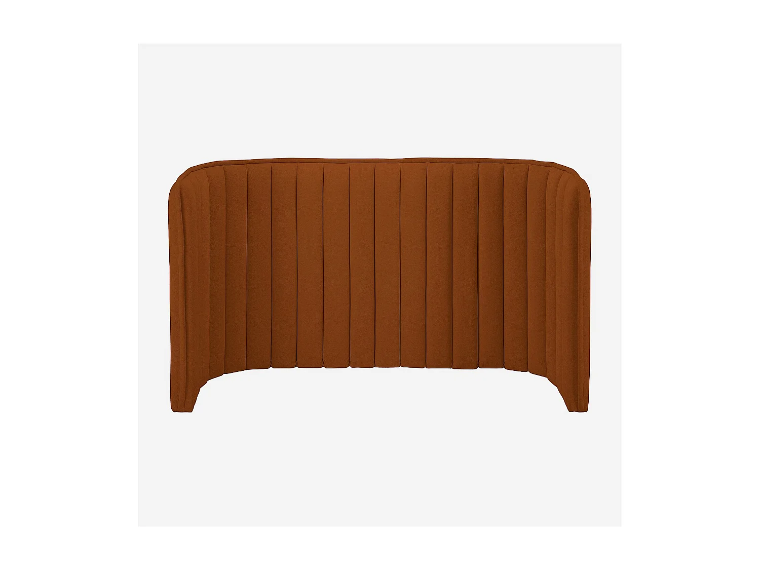 Tête de lit en tissu 244 x 102 cm - Terracotta