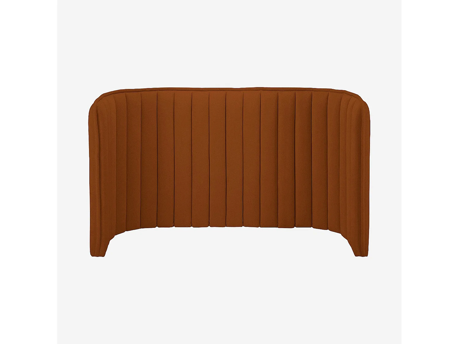 Tête de lit en tissu 244 x 102 cm - Terracotta
