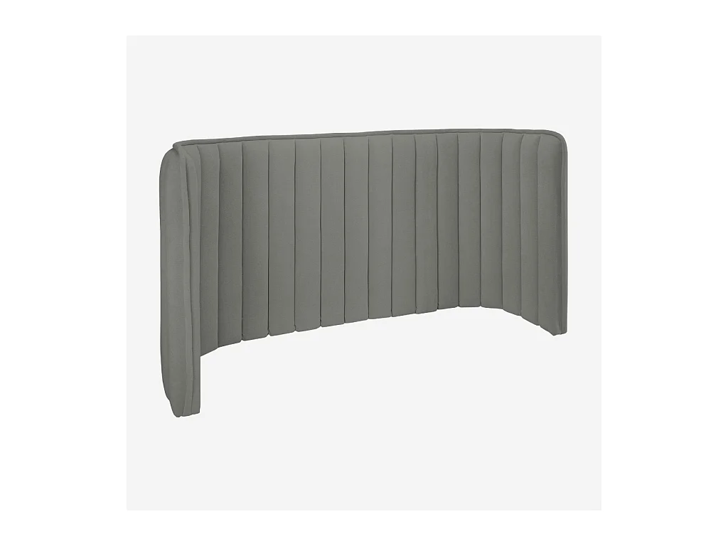 Habitat - Tête de lit en tissu 244 x 102 cm - Gris galet - Boudoir