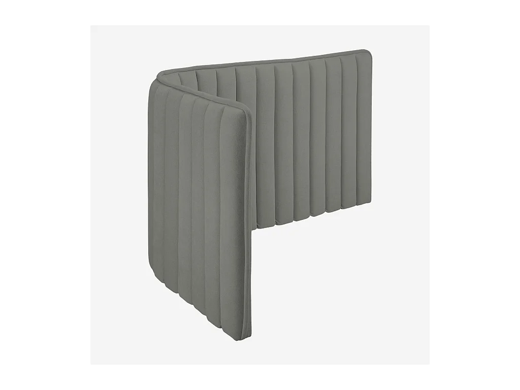 Habitat - Tête de lit en tissu 244 x 102 cm - Gris galet - Boudoir