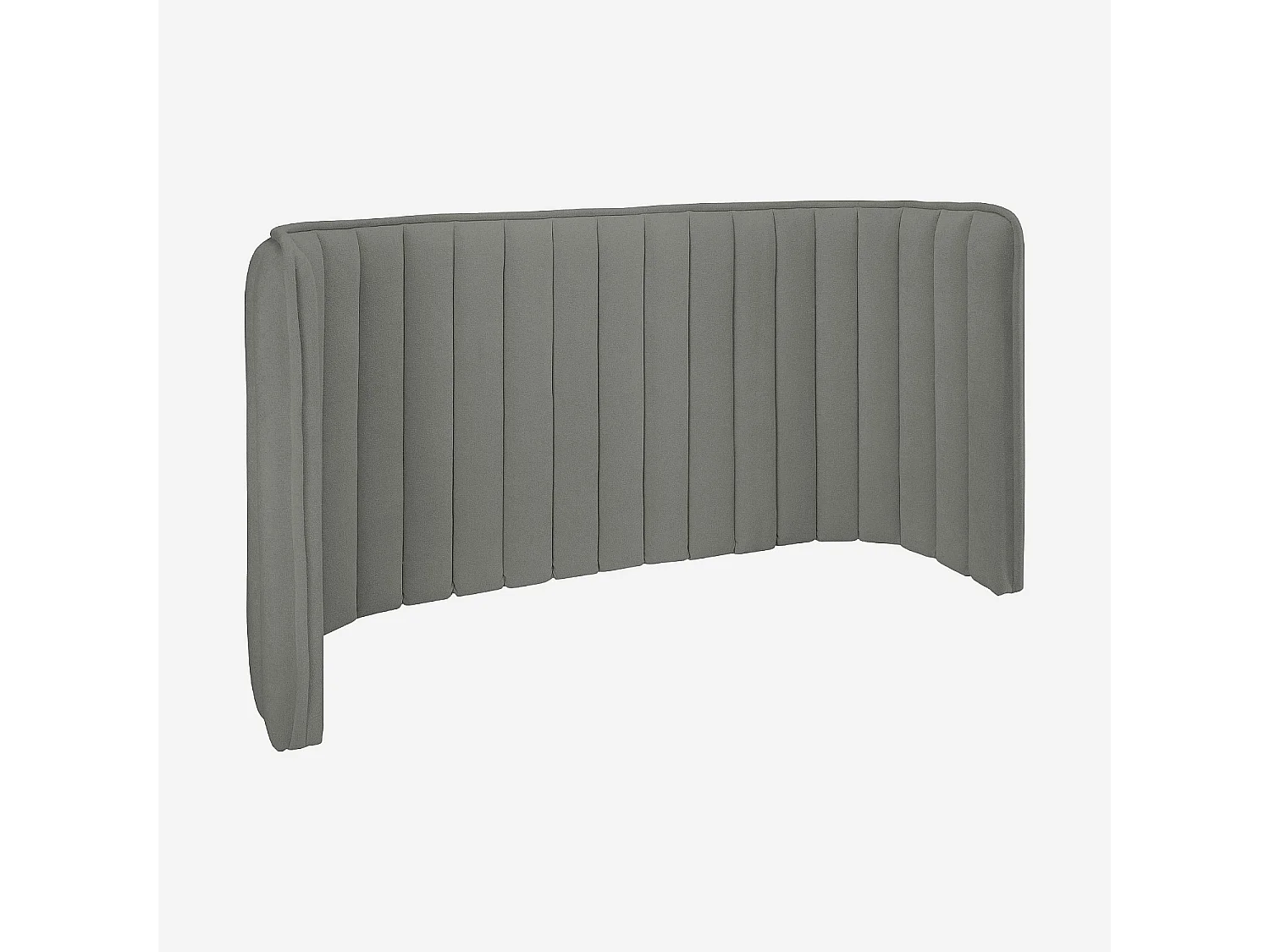 Habitat - Tête de lit en tissu 244 x 102 cm - Gris galet - Boudoir