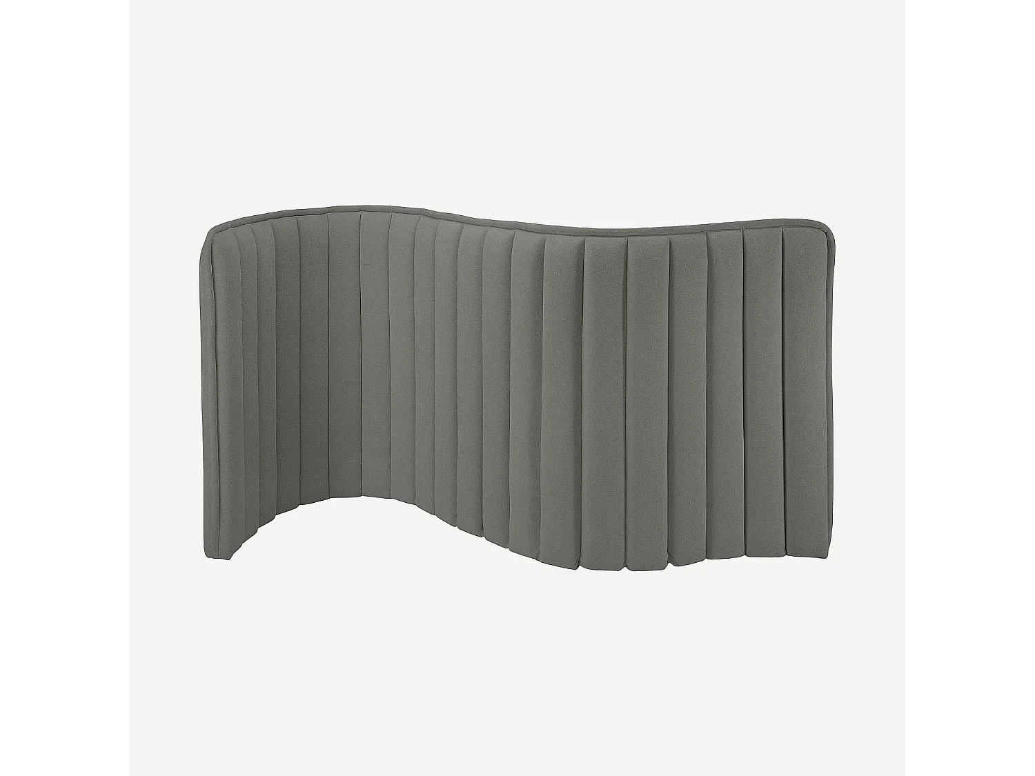 Habitat - Tête de lit en tissu 244 x 102 cm - Gris galet - Boudoir