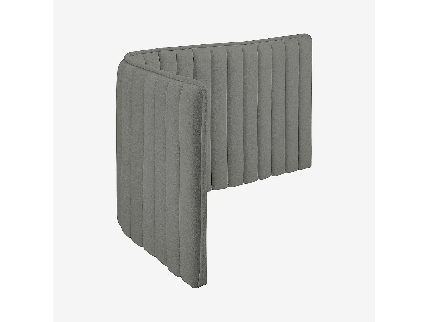 Habitat - Tête de lit en tissu 244 x 102 cm - Gris galet - Boudoir