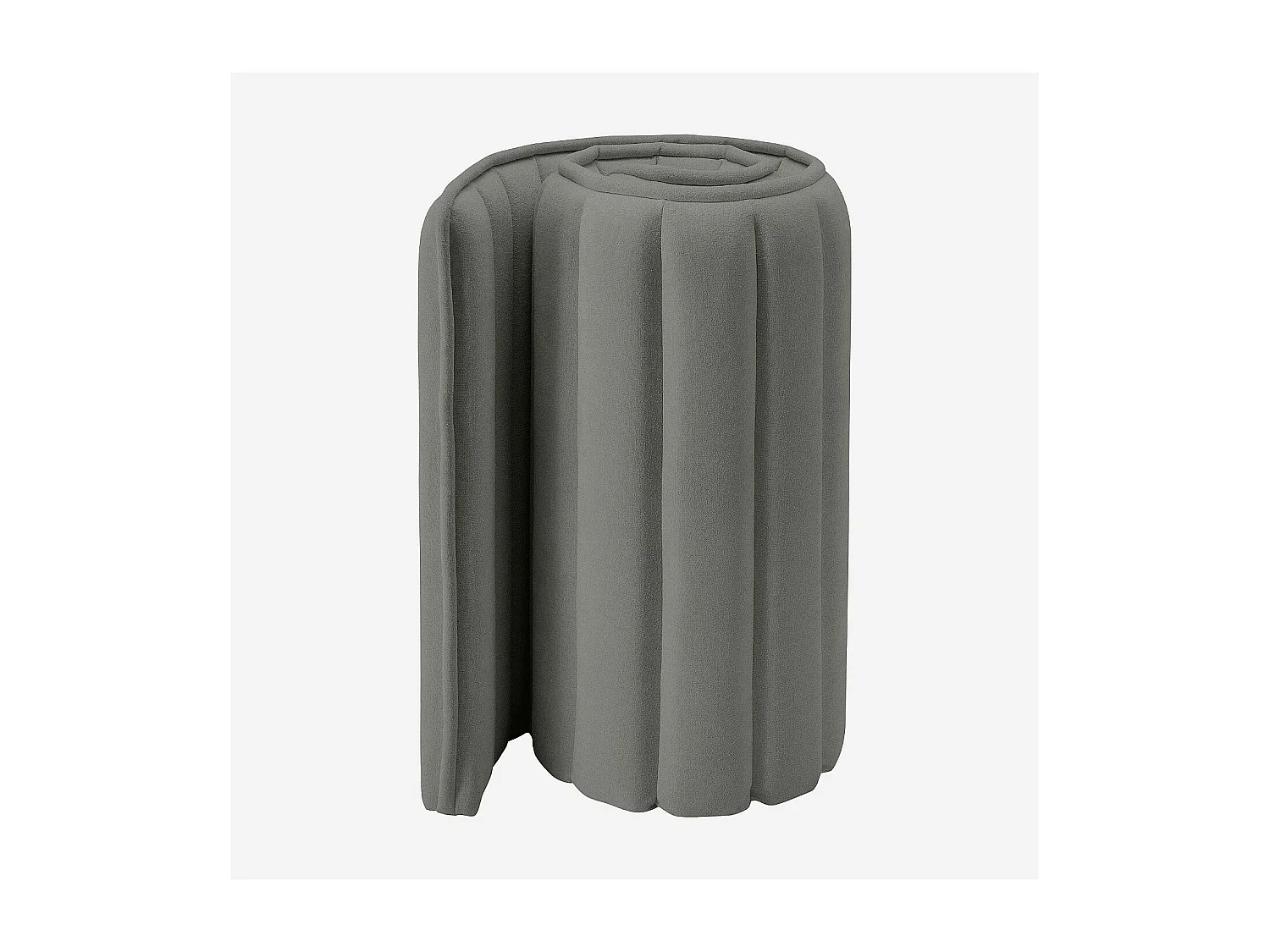 Tête de lit en tissu 244 x 102 cm - Gris galet