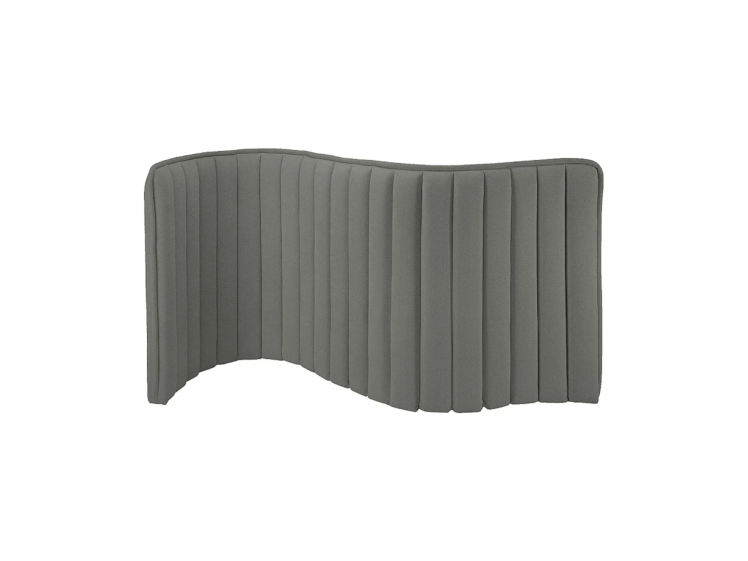 Habitat - Tête de lit en tissu 244 x 102 cm - Gris galet - Boudoir
