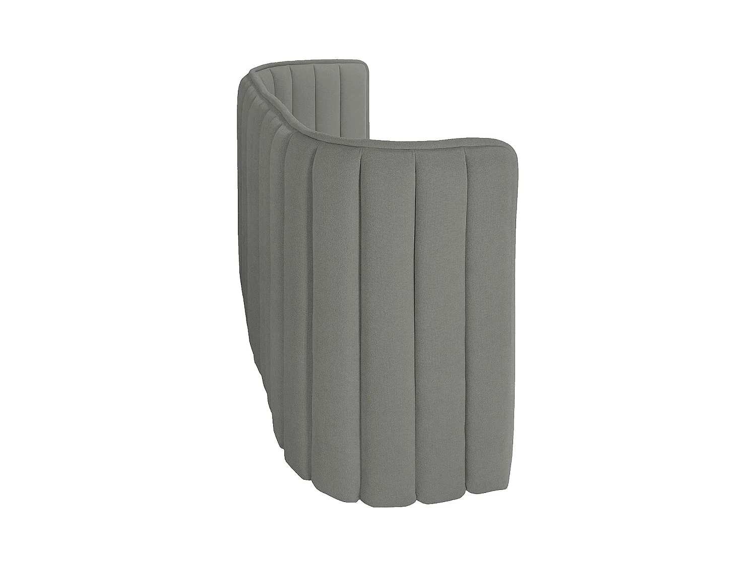 Habitat - Tête de lit en tissu 244 x 102 cm - Gris galet - Boudoir